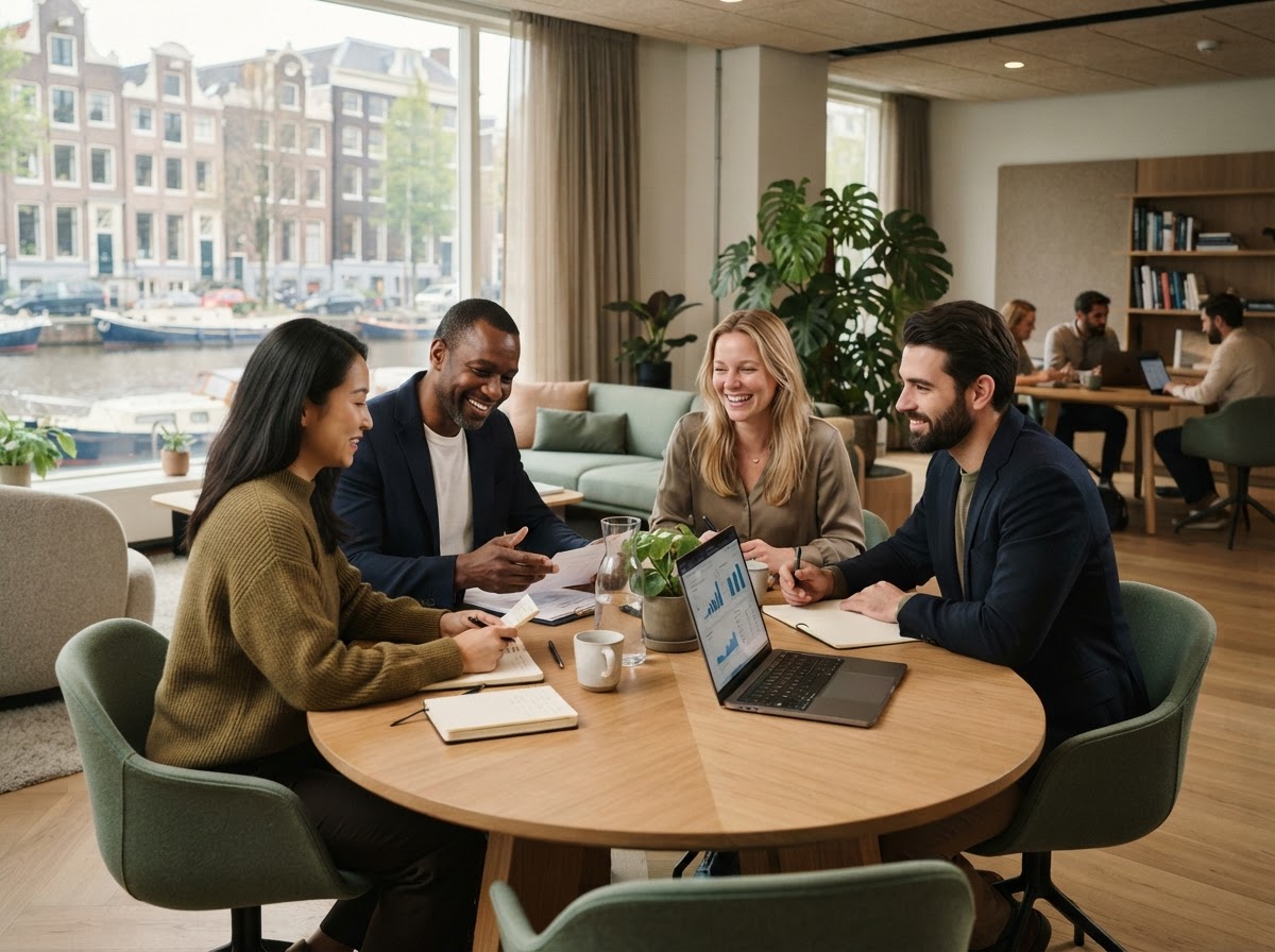 Ouxorami Bellqentra platform gebruikt door een investeerder op afstand